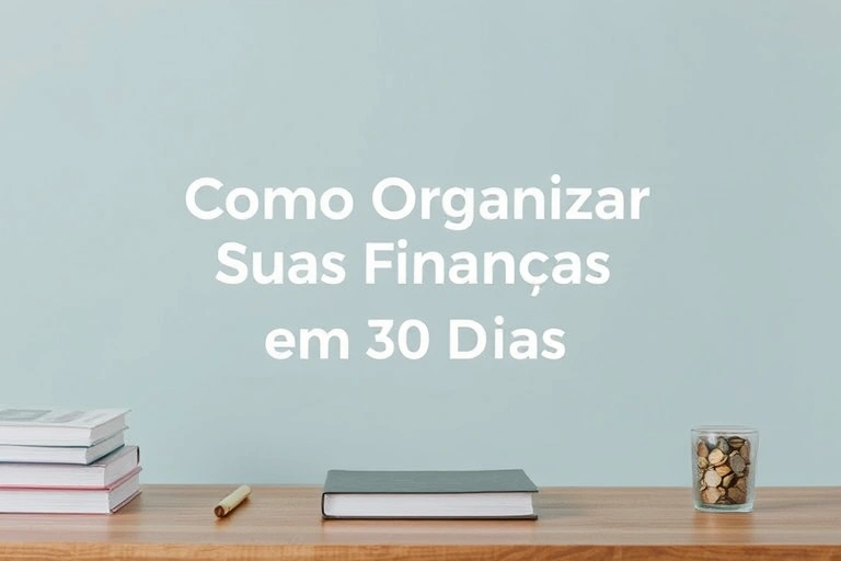 Conceitos visuais relacionados a Como Organizar Suas Finanças em 30 Dias (Passo a Passo)