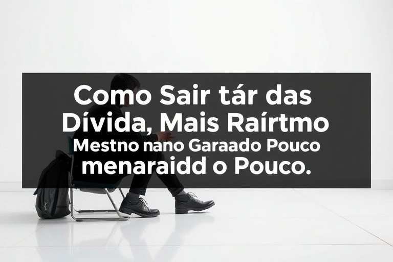 Conceitos visuais relacionados a Como Sair das Dívidas Mais Rápido Mesmo Ganhando Pouco