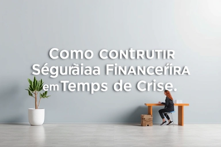 Conceitos visuais relacionados a Como Construir Segurança Financeira em Tempos de Crise