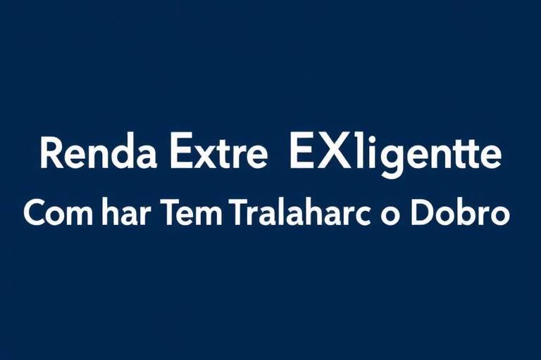 Conceitos visuais relacionados a Renda Extra Inteligente: Como Ganhar Mais Sem Trabalhar o Dobro
